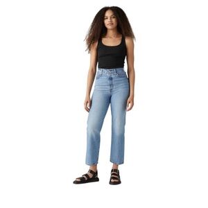 Levi's Premium Ribcage Straigth Joli Thorax Droit Denim Jeans